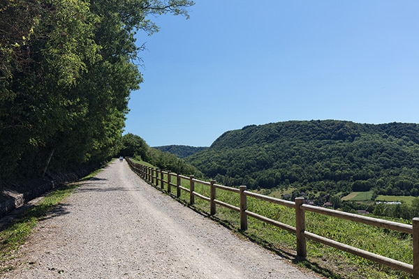 Tourisme Lons-le-Saunier Jura : voie verte à Perrigny