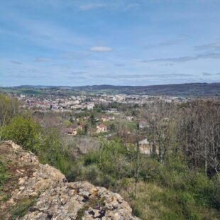Tourisme Lons-le-Saunier Jura : vue sur Lons-le-Saunier depuis Mancy