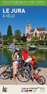 Tourisme Lons-le-Saunier Jura : boutique Office de Tourisme - Cartoguide Le Jura à vélo