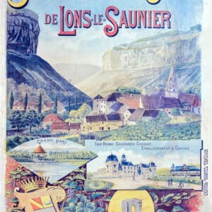 Tourisme Lons-le-Saunier Jura : boutique Office de Tourisme - Poster Lons-le-Saunier