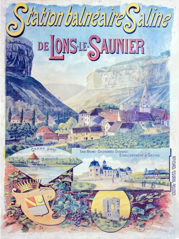 Tourisme Lons-le-Saunier Jura : boutique Office de Tourisme - Poster Lons-le-Saunier