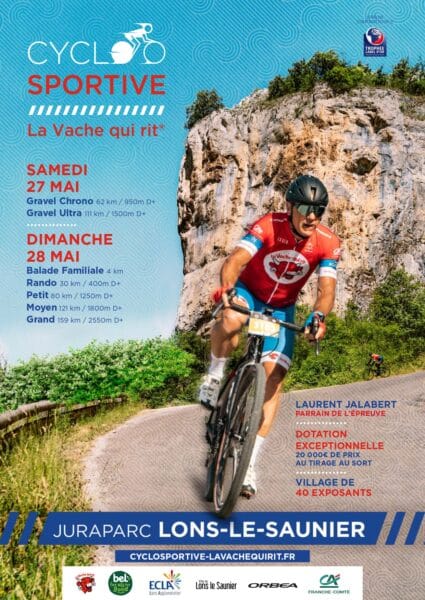 Tourisme Lons-le-Saunier Jura : Cyclosportive La Vache qui rit