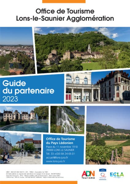 Tourisme Lons-le-Saunier Jura : OT PaysLedonien - Guide Partenaire 2023