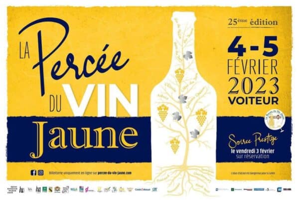 Percée du Vin Jaune les 4 et 5 février 2023 à Voiteur, Jura (39)