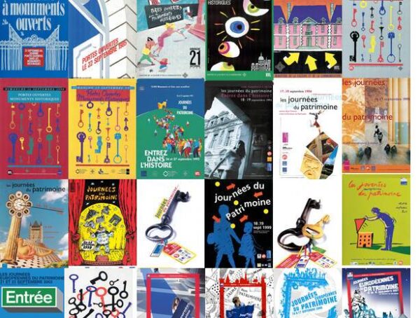 Journées Européennes du Patrimoine : 30 ans d'affiches
