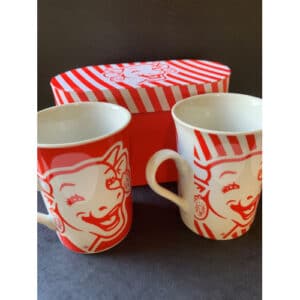 Tourisme Lons-le-Saunier Jura : lot de 2 mugs Vache qui rit