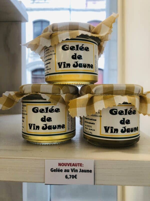 Tourisme Lons-le-Saunier Jura : gelée au Vin Jaune