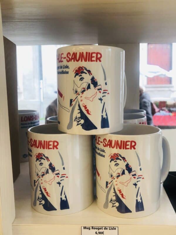 Tourisme Lons-le-Saunier Jura : mug Rouget de Lisle