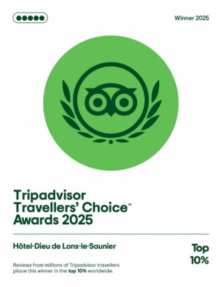 Trip Advisor 2025 : Hôtel Dieu Lons-le-Saunier