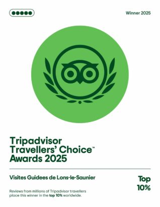 Trip Advisor 2025 : visites guidées Lons-le-Saunier