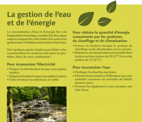 Gestion de l'eau et de l'énergie - Tourisme Lons-le-Saunier